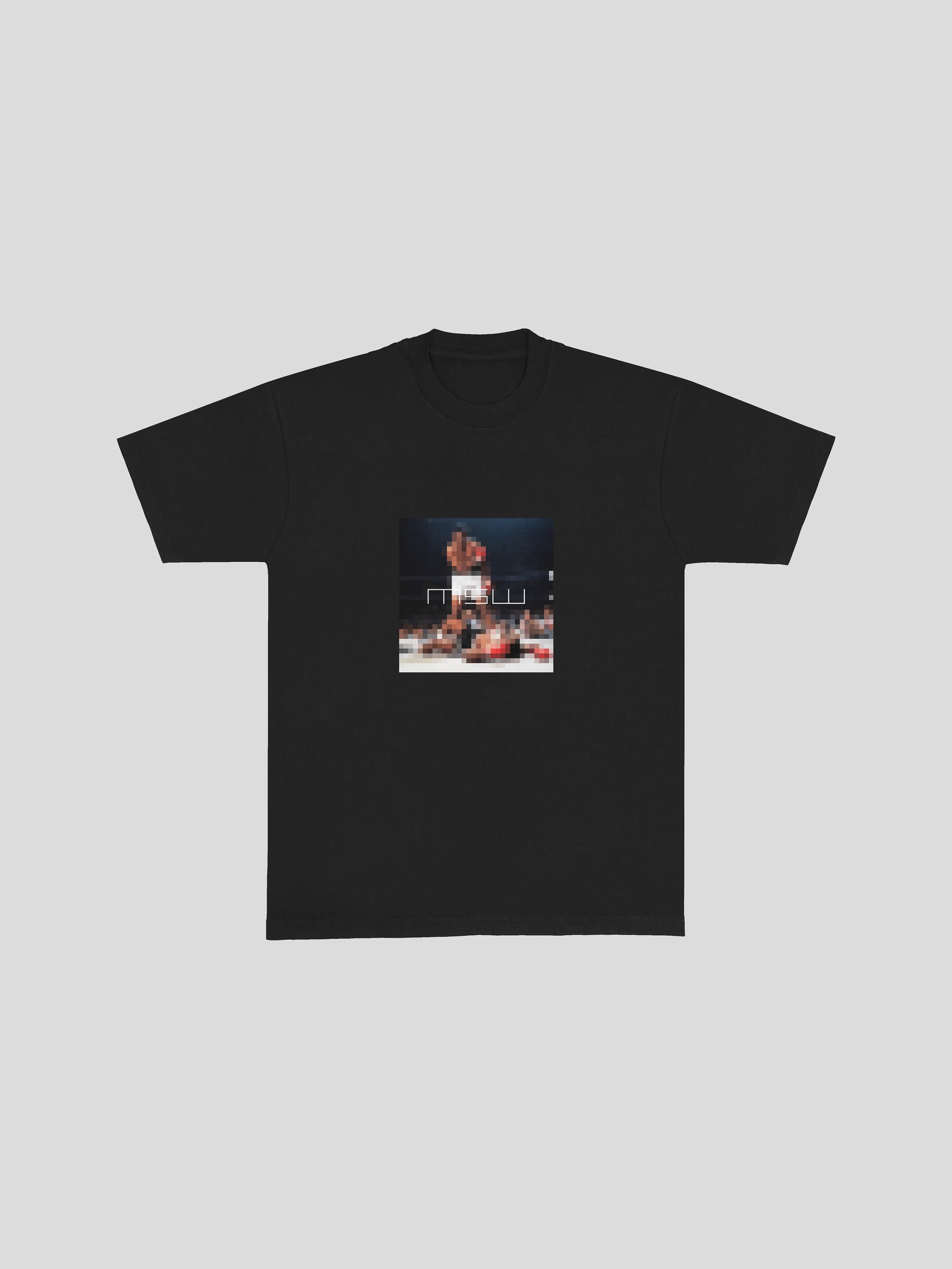 Muhammed Ali Tee – Jet Black (Front) | MUSLIM street WEAR