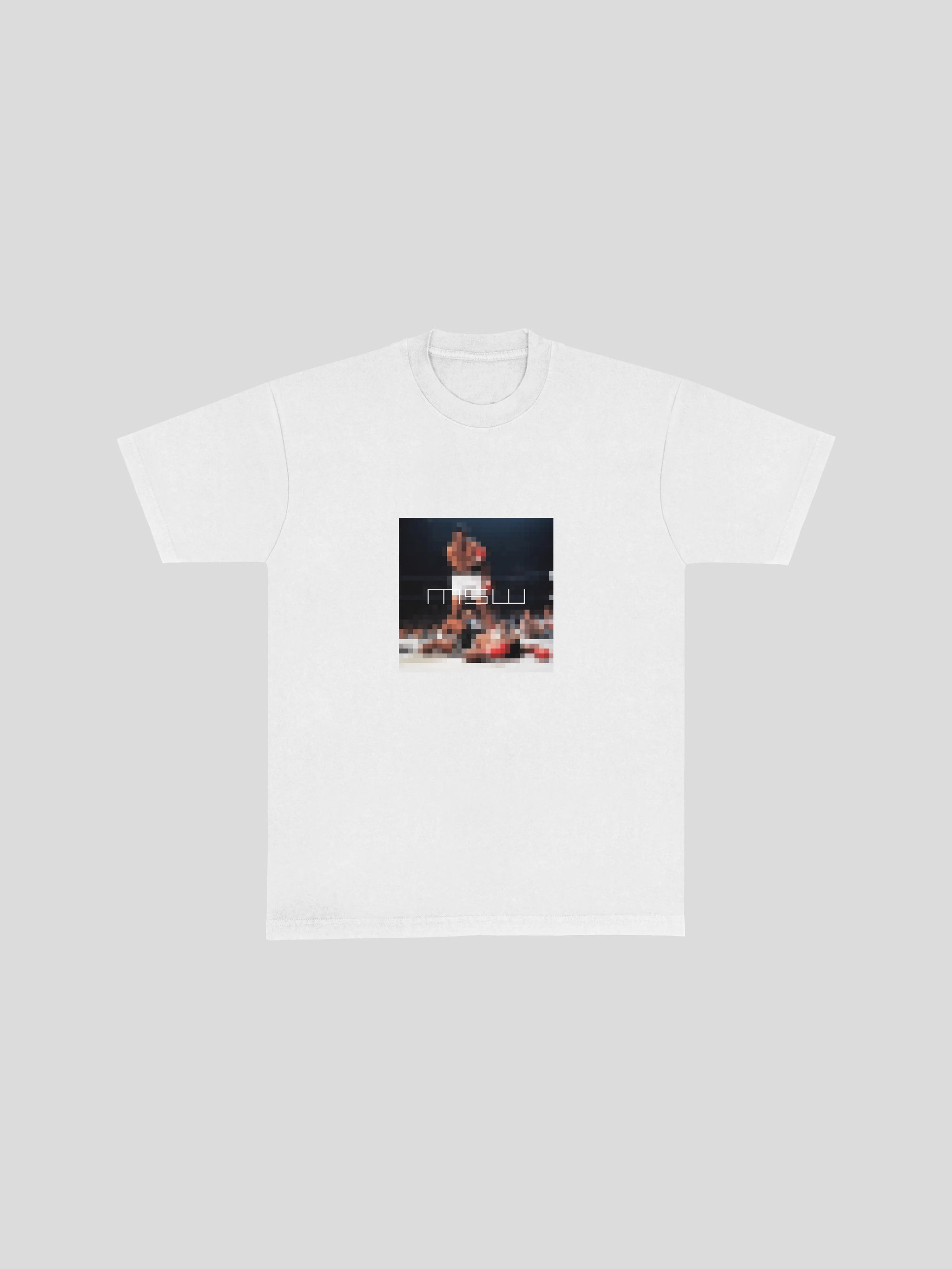Muhammed Ali Tee – White (Front) | MUSLIM street WEAR