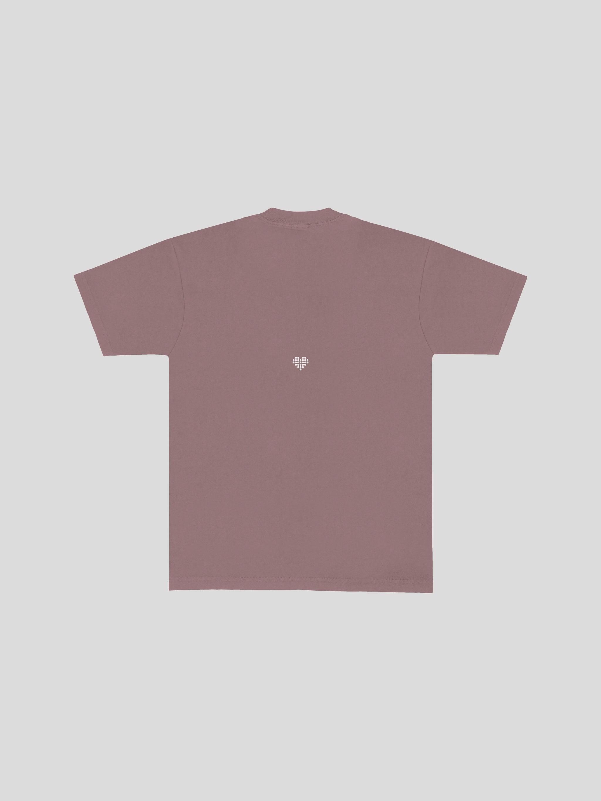 Dunya Script T-Shirt – Blush (Back) — muslim street wear, msw (islamic, modest, unisex, y2k)