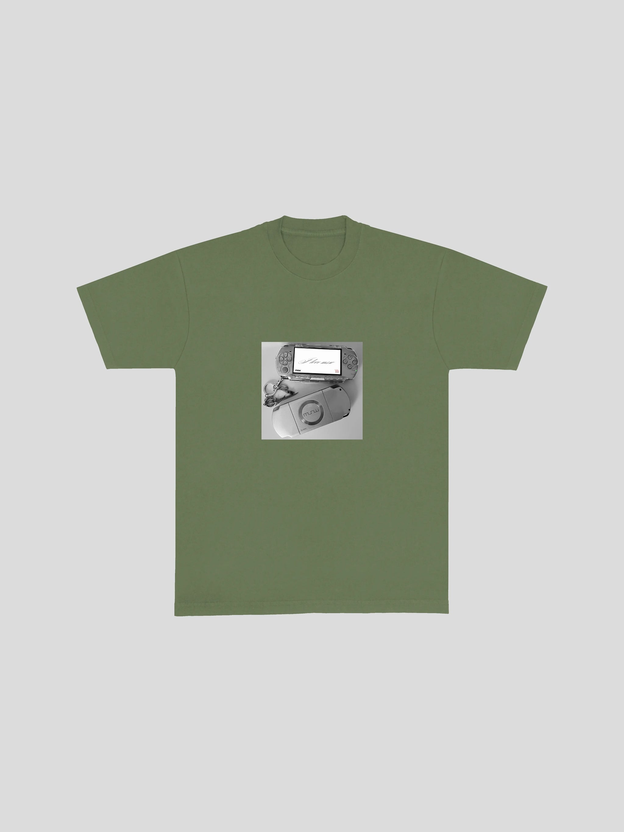Device Tee – Olive (Front) | MUSLIM street WEAR