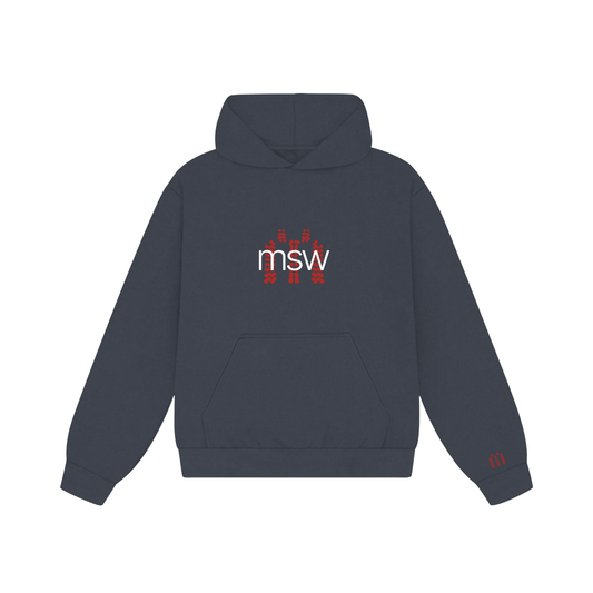 msw M logo hoodie