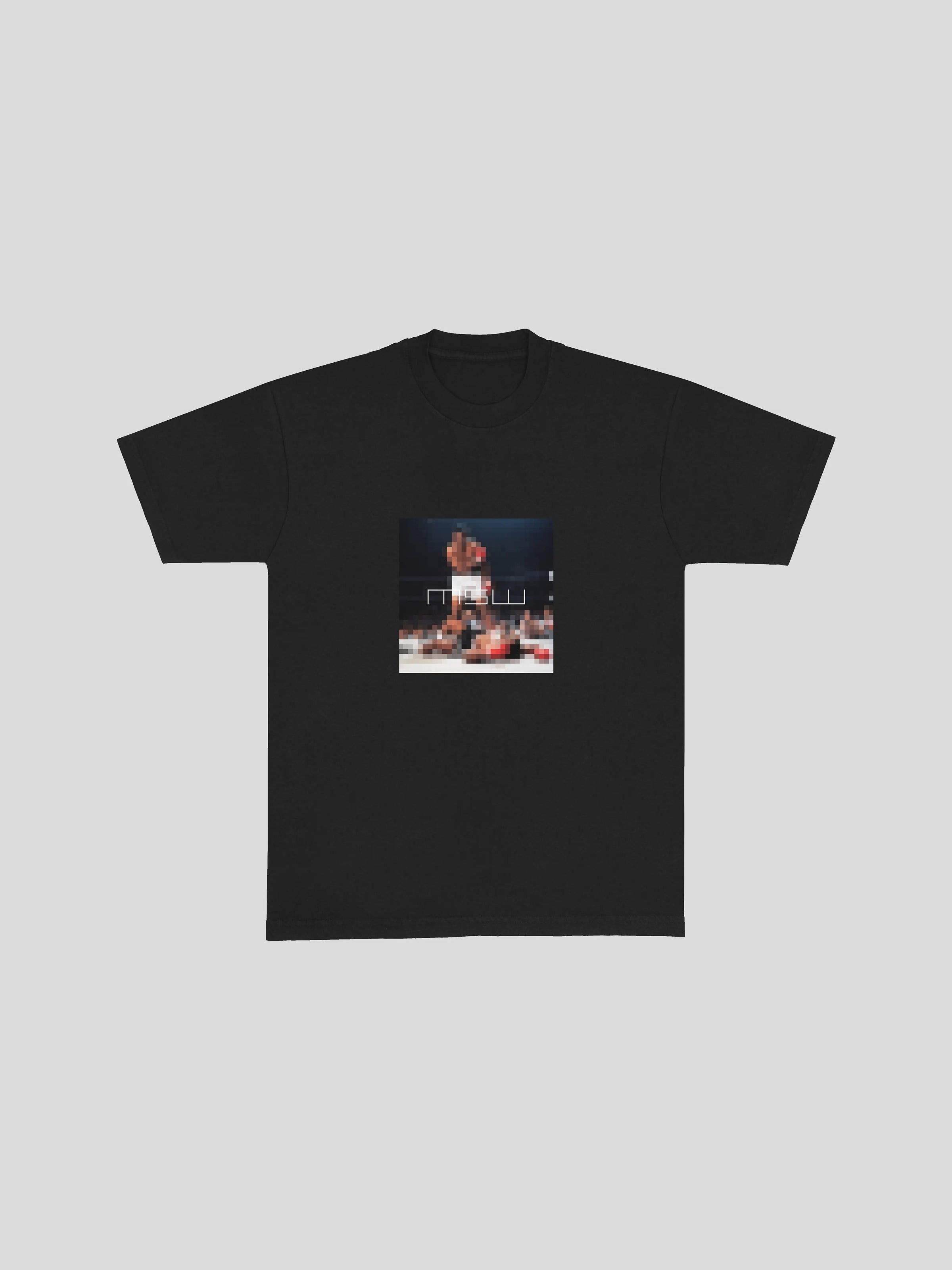 Muhammed Ali Tee – Jet Black (Front) | MUSLIM street WEAR