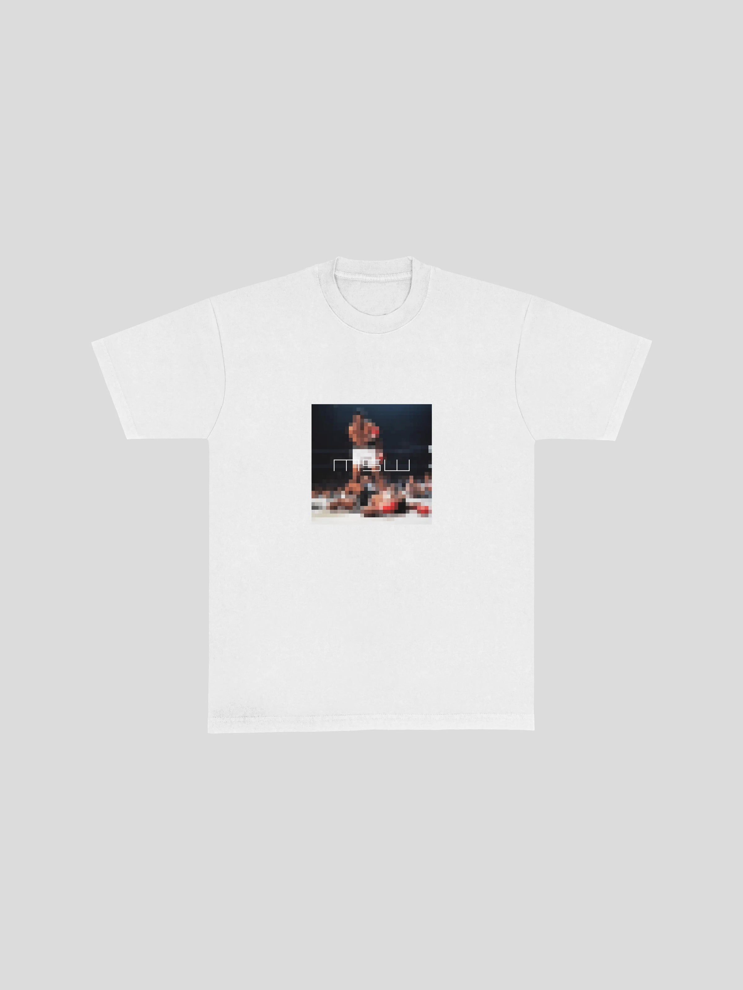 Muhammed Ali Tee – White (Front) | MUSLIM street WEAR