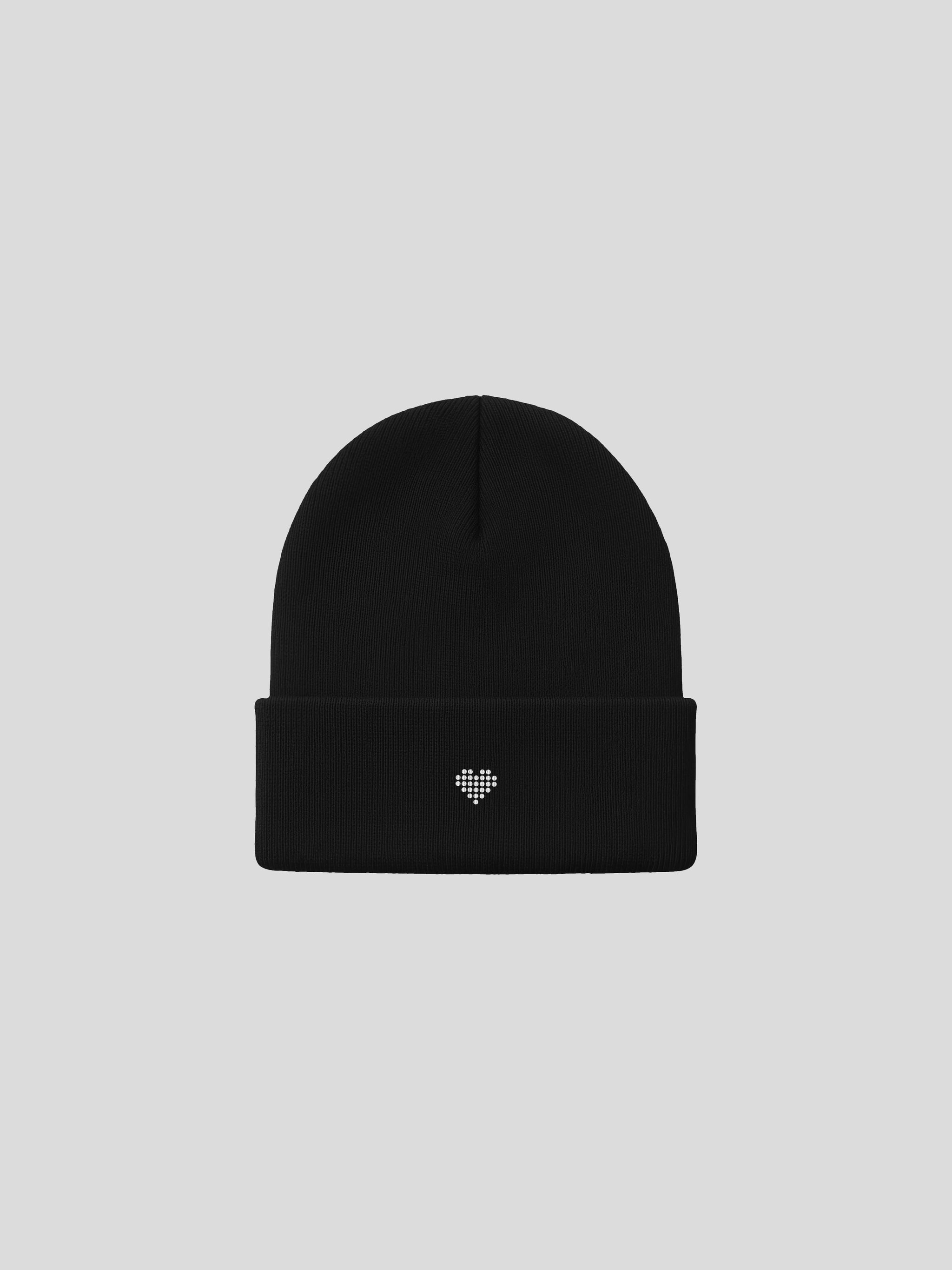 beanie - black — muslim street wear, msw (islamic, modest, unisex, y2k)