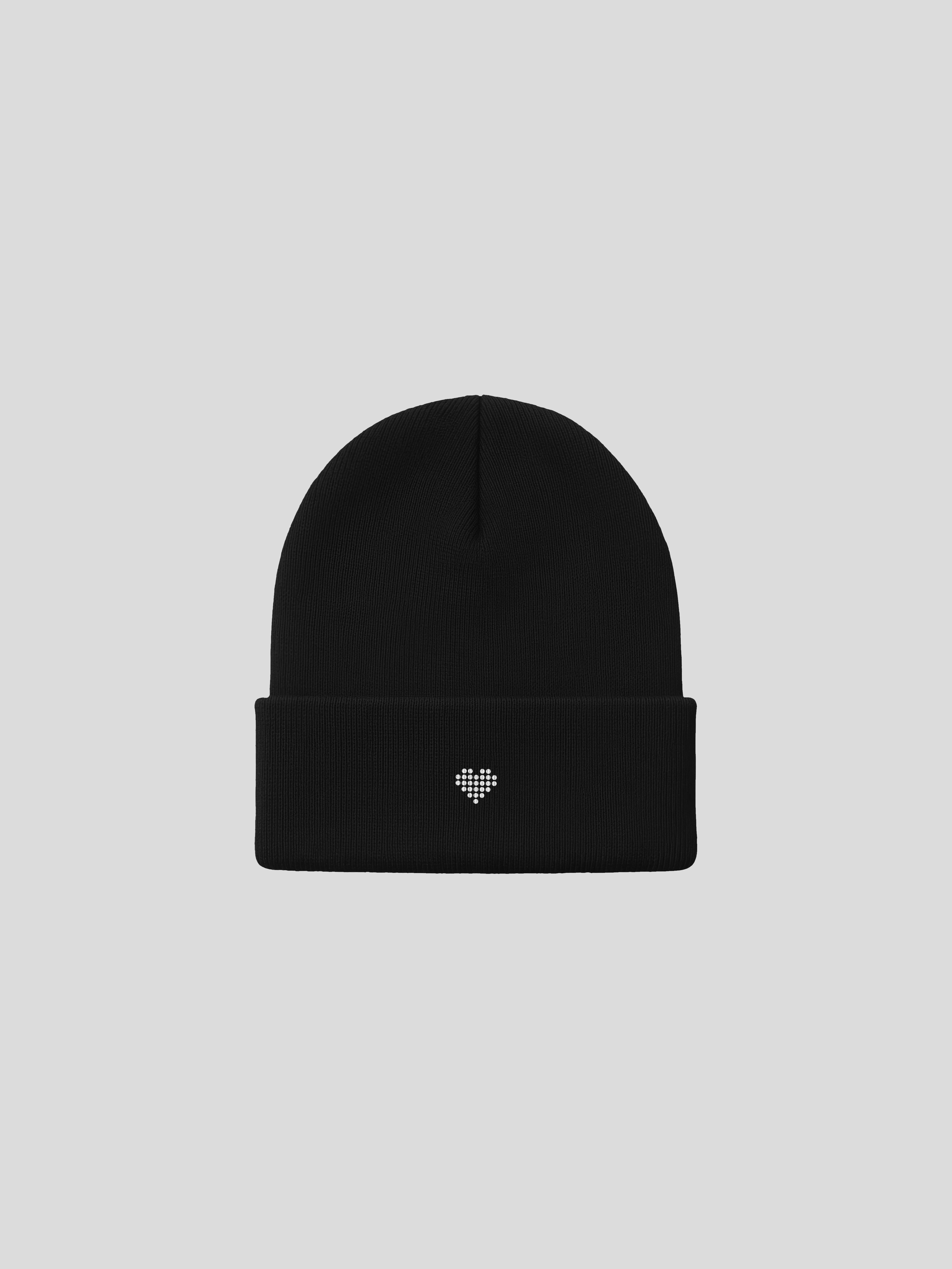 beanie - black — muslim street wear, msw (islamic, modest, unisex, y2k)