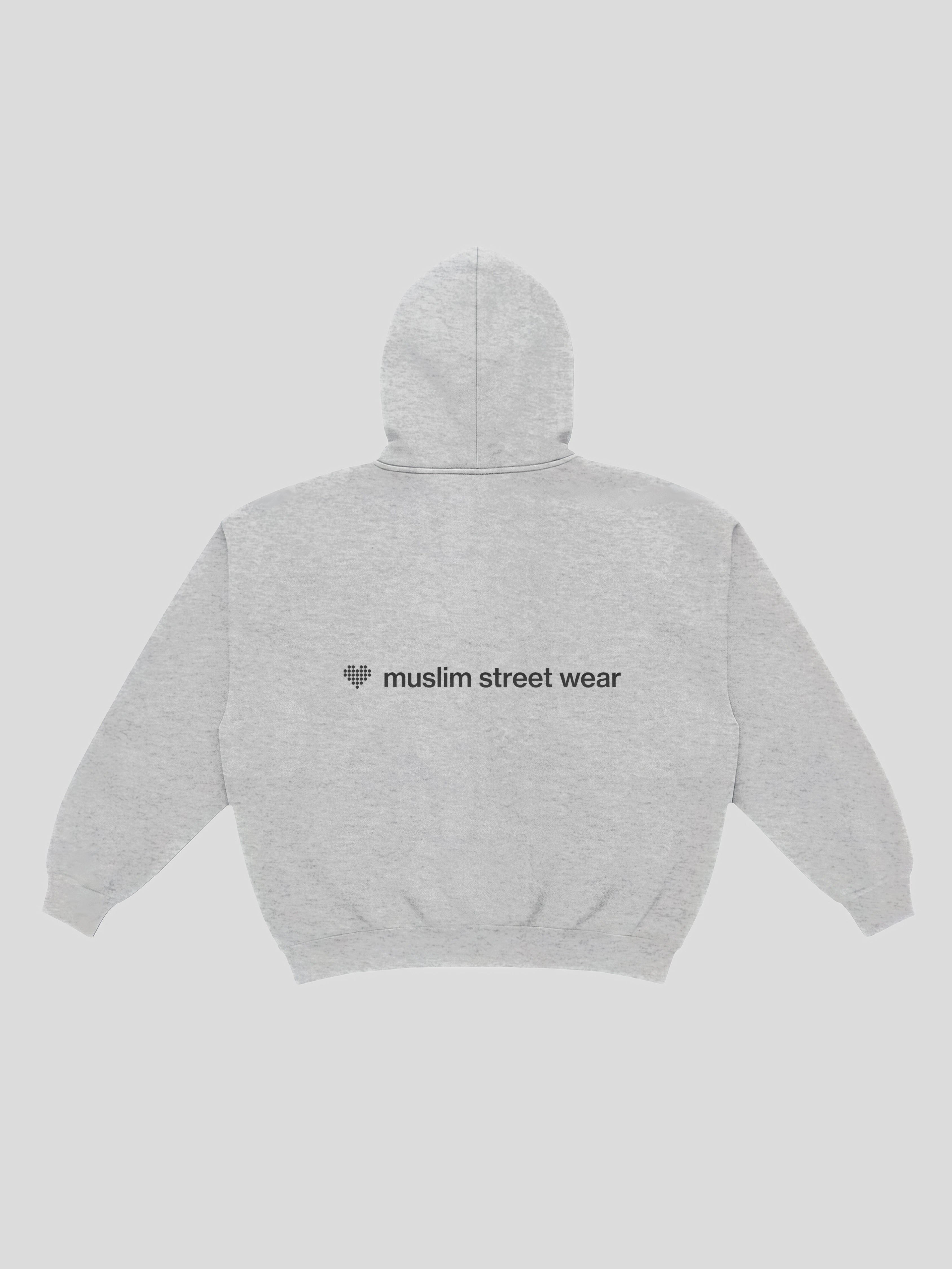msw Uniform Boxy Hoodie – Heather — muslim street wear, msw (islamic, modest, unisex, y2k)