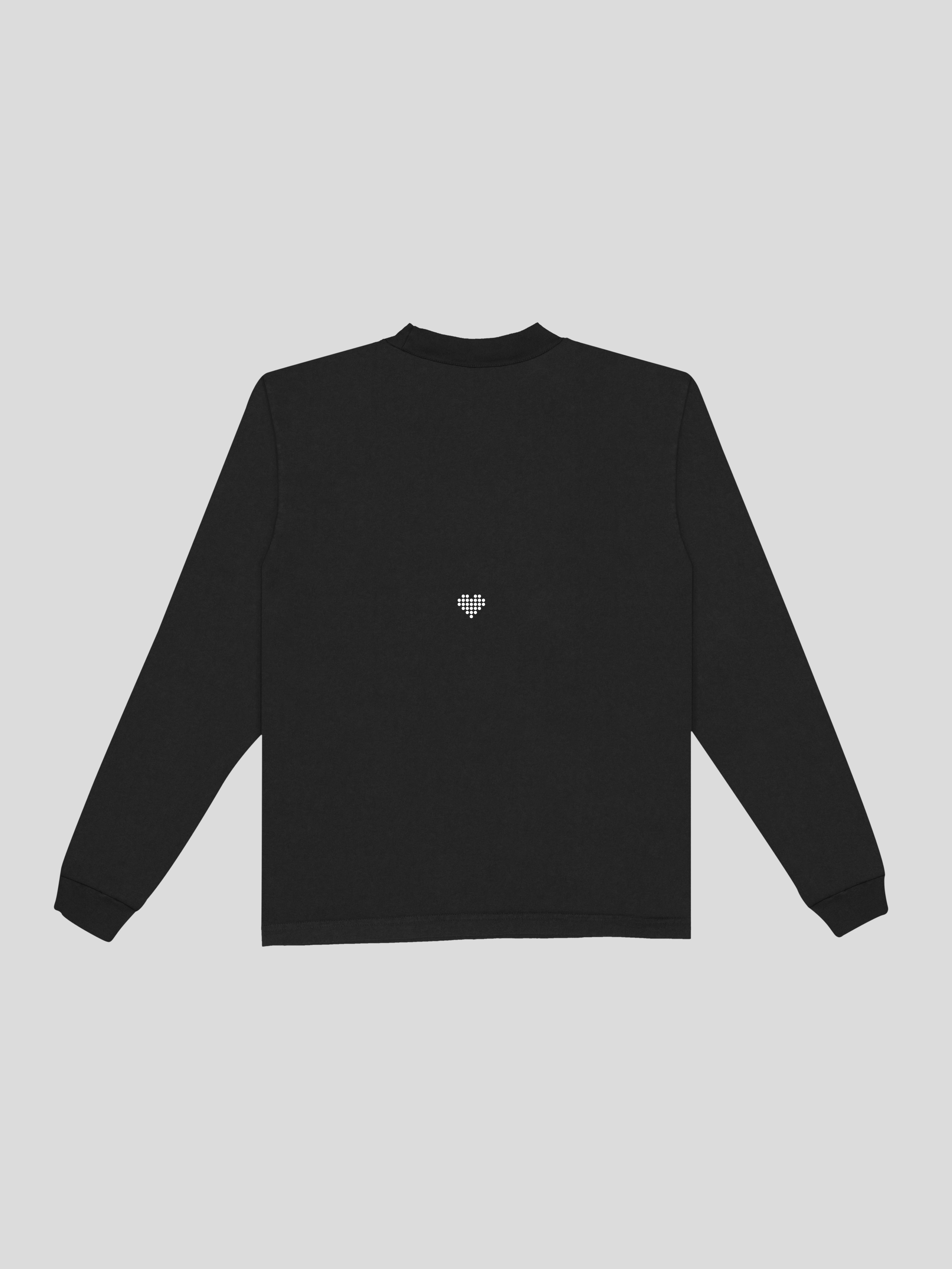 kittens long sleeve – Black (Back) — muslim street wear, msw (islamic, modest, unisex, y2k)