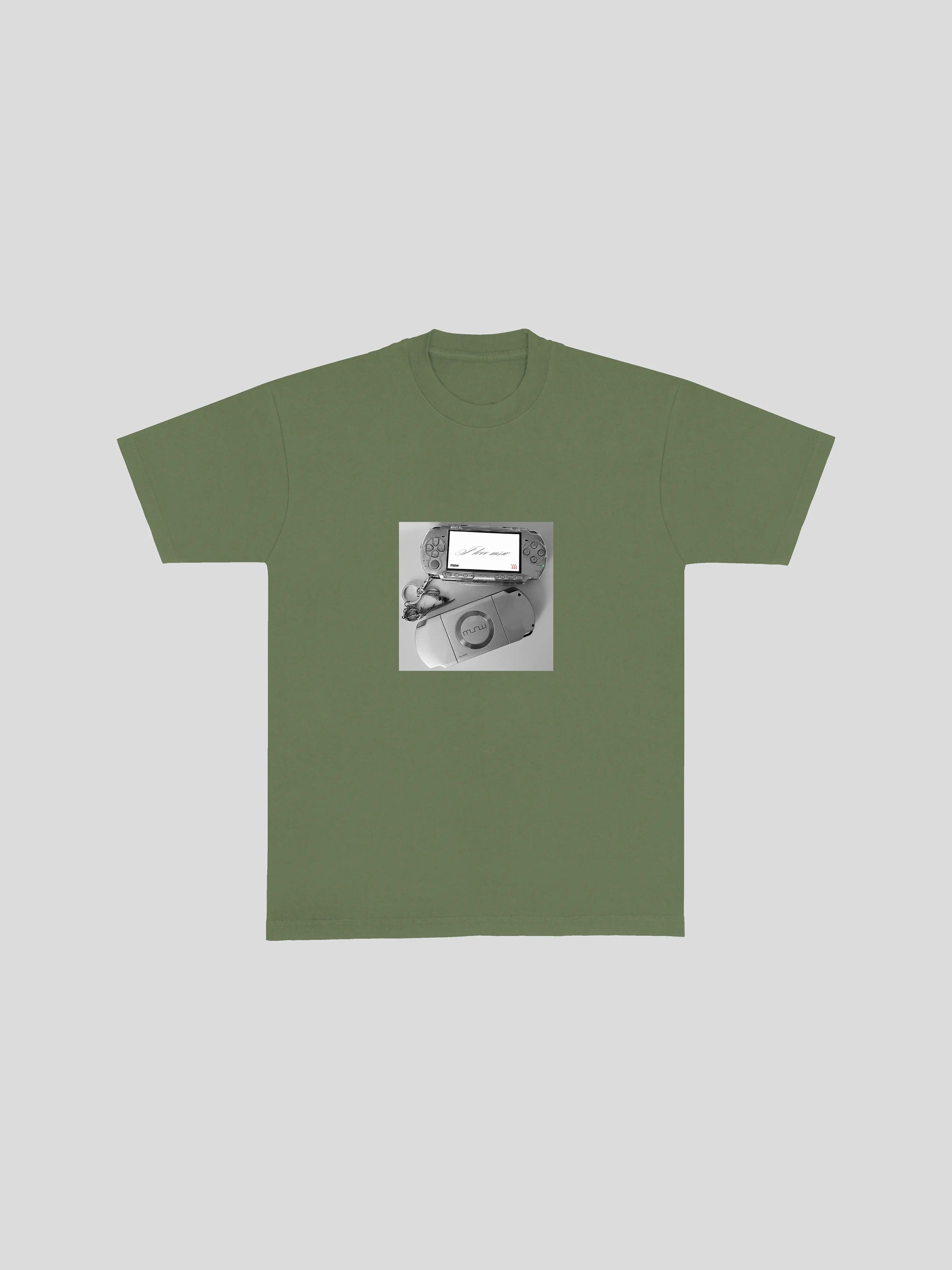 Device Tee – Olive (Front) | MUSLIM street WEAR