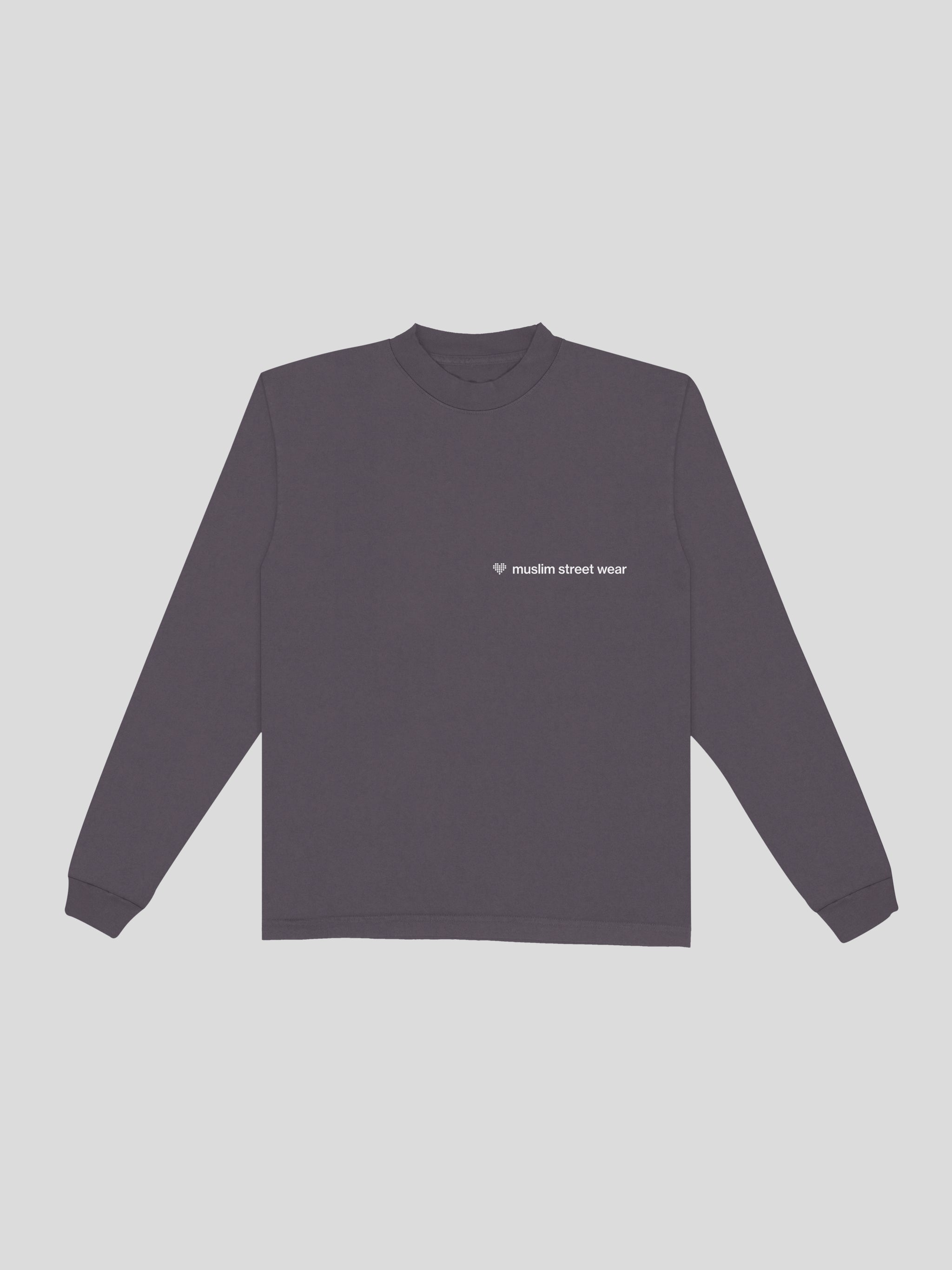 protect your heart long sleeve  – Ube  — muslim street wear, msw (islamic, modest, unisex, y2k)