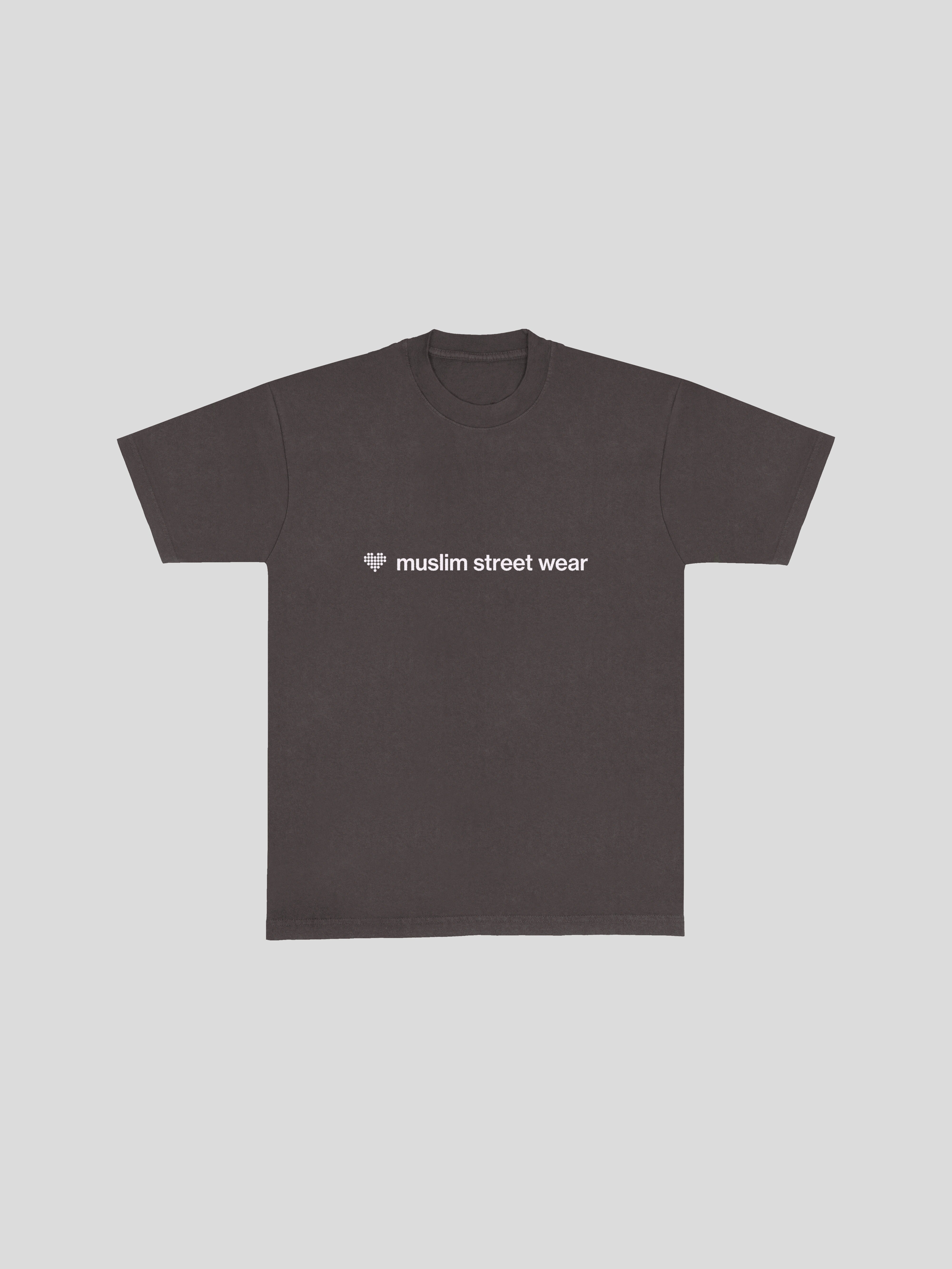 I love muslim street wear t-shirt  – Dirt (Front) — muslim street wear, msw (islamic, modest, unisex, y2k)