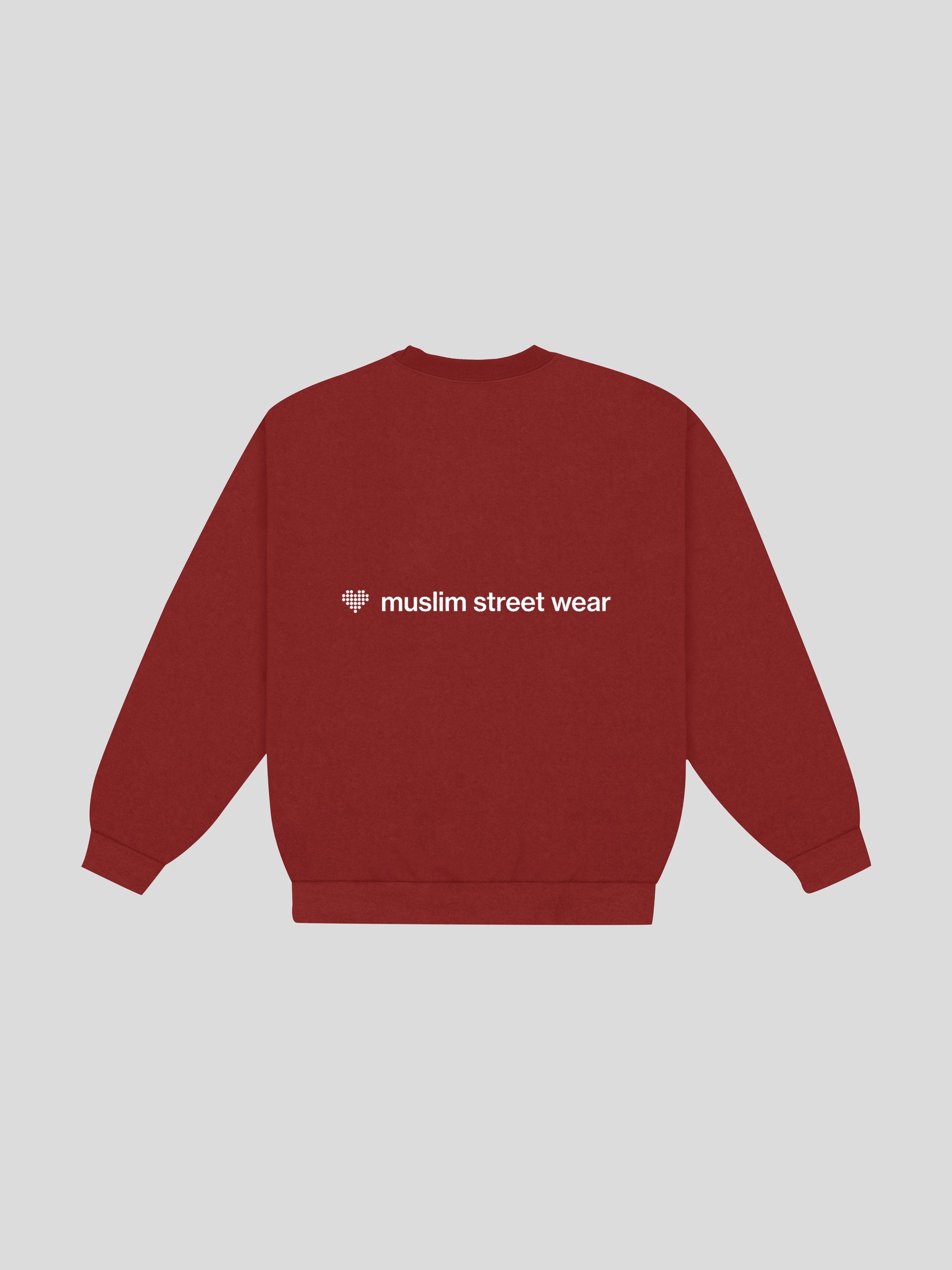 Uniform Boxy Crewneck – Poppy — muslim street wear, msw (islamic, modest, unisex, y2k)