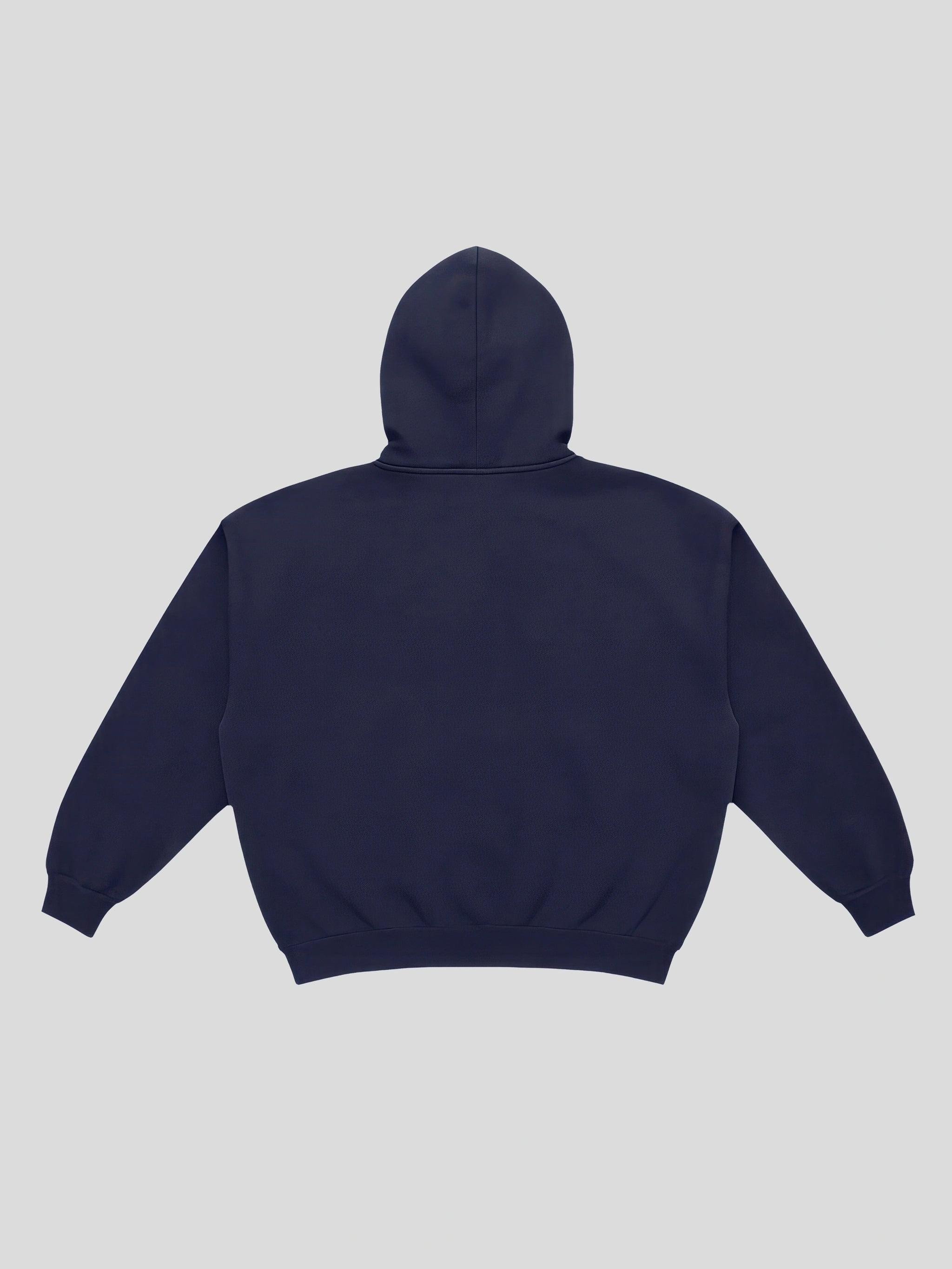 msw Dunya Boxy Hoodie – Navy — muslim street wear, msw (islamic, modest, unisex, y2k)