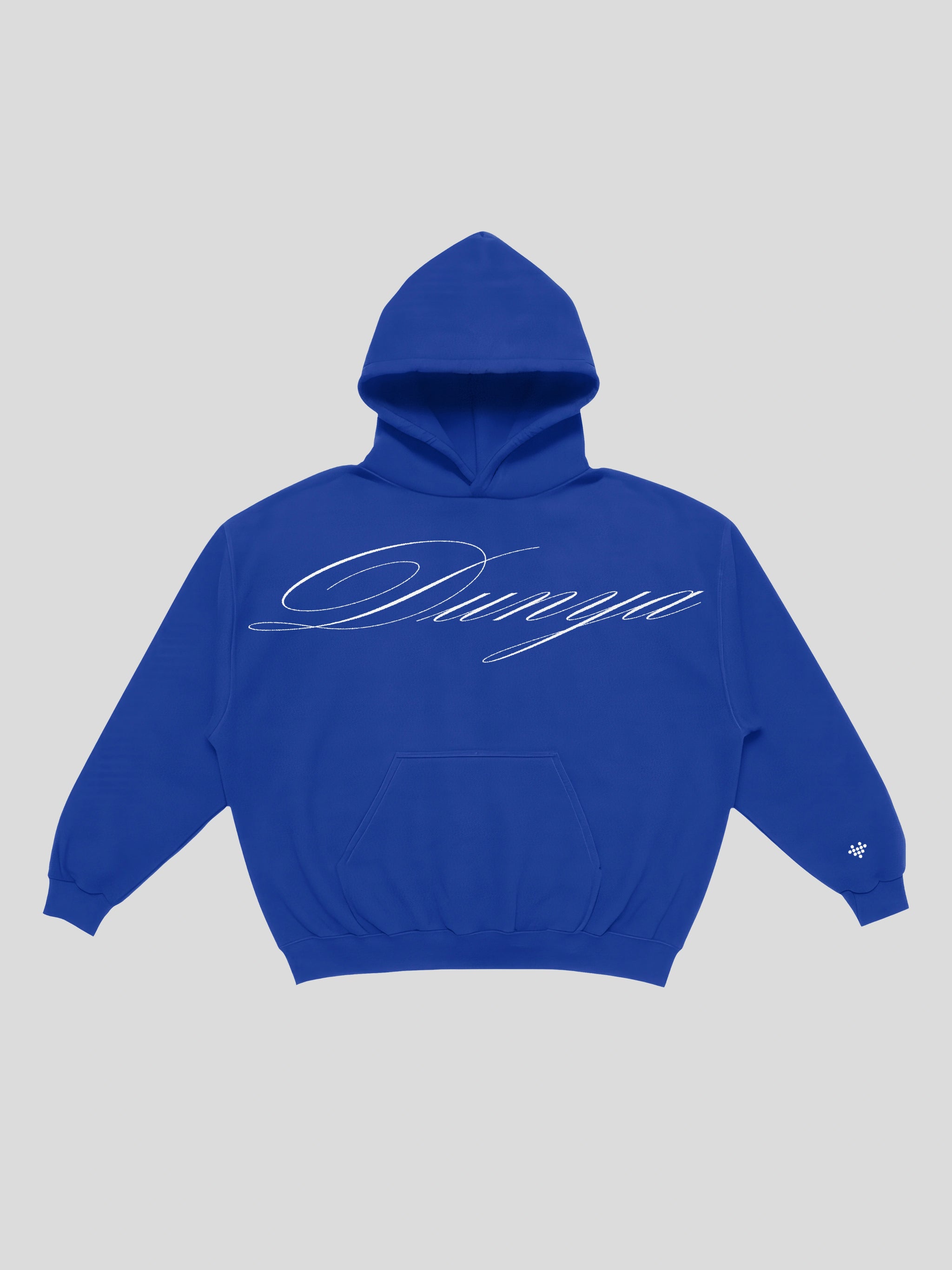 msw Dunya Boxy Hoodie – Futura Blue — muslim street wear, msw (islamic, modest, unisex, y2k)