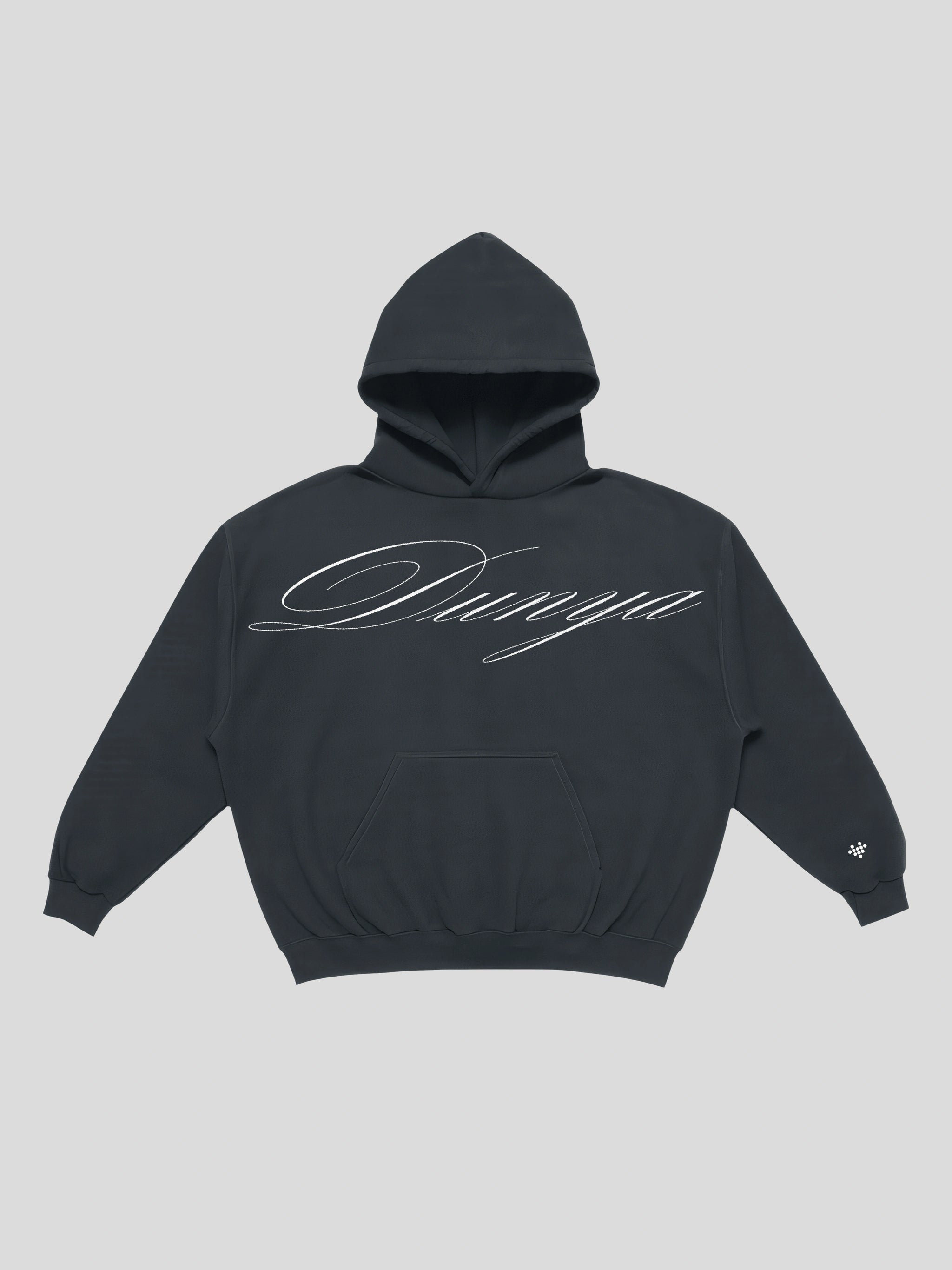msw Dunya Boxy Hoodie – ink — muslim street wear, msw (islamic, modest, unisex, y2k)