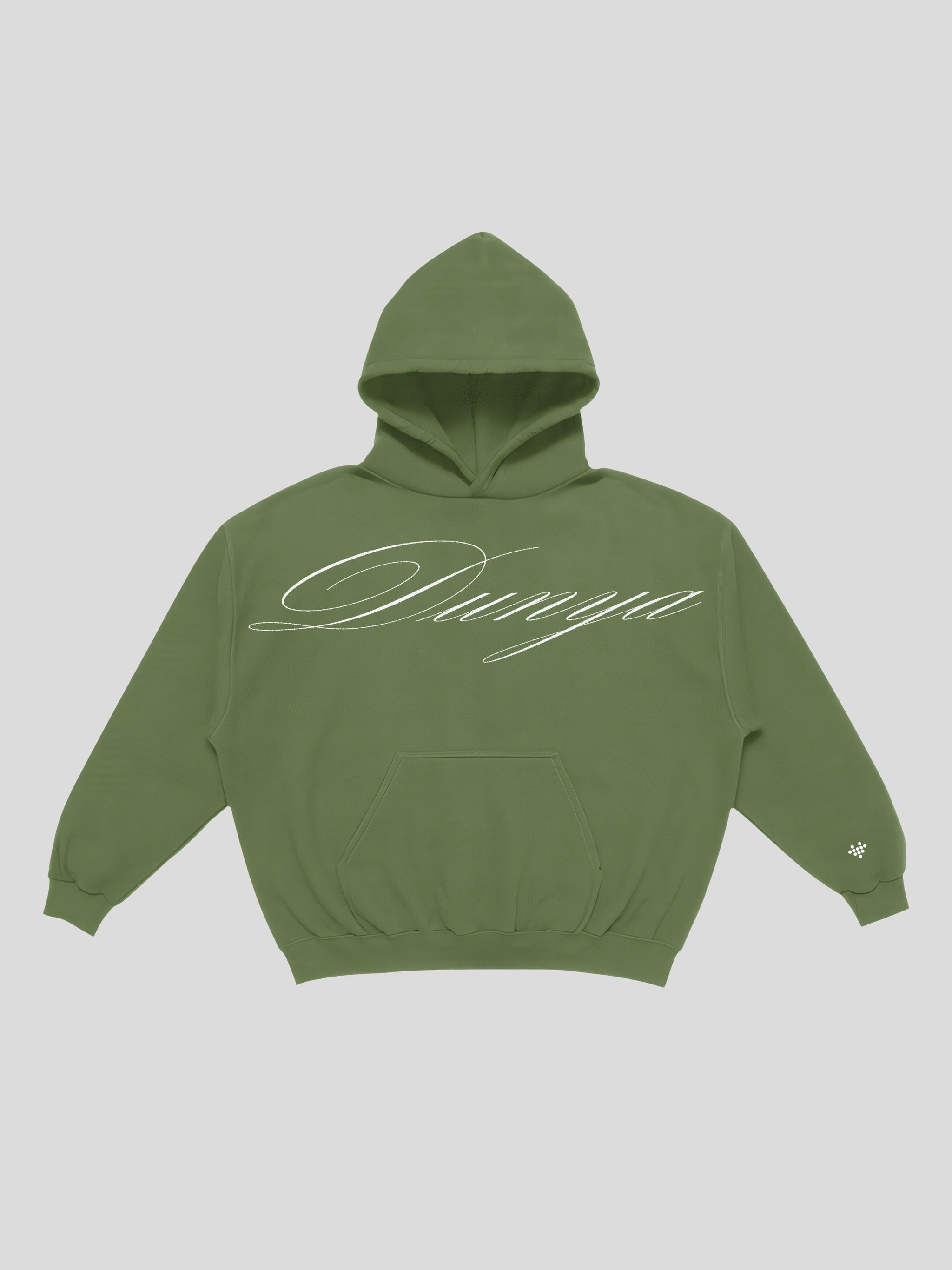 msw Dunya Boxy Hoodie – olive — muslim street wear, msw (islamic, modest, unisex, y2k)