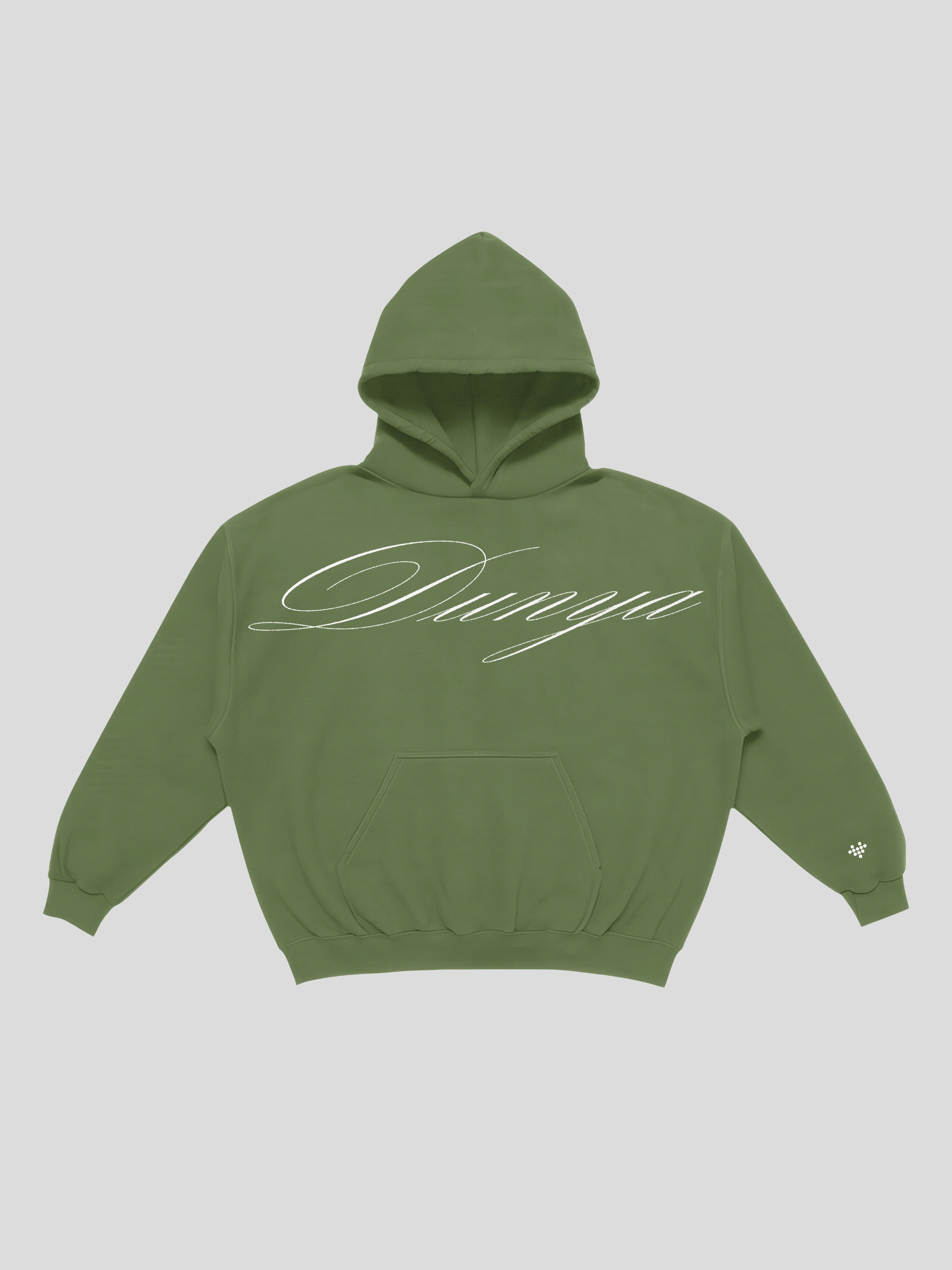 msw Dunya Boxy Hoodie – olive — muslim street wear, msw (islamic, modest, unisex, y2k)