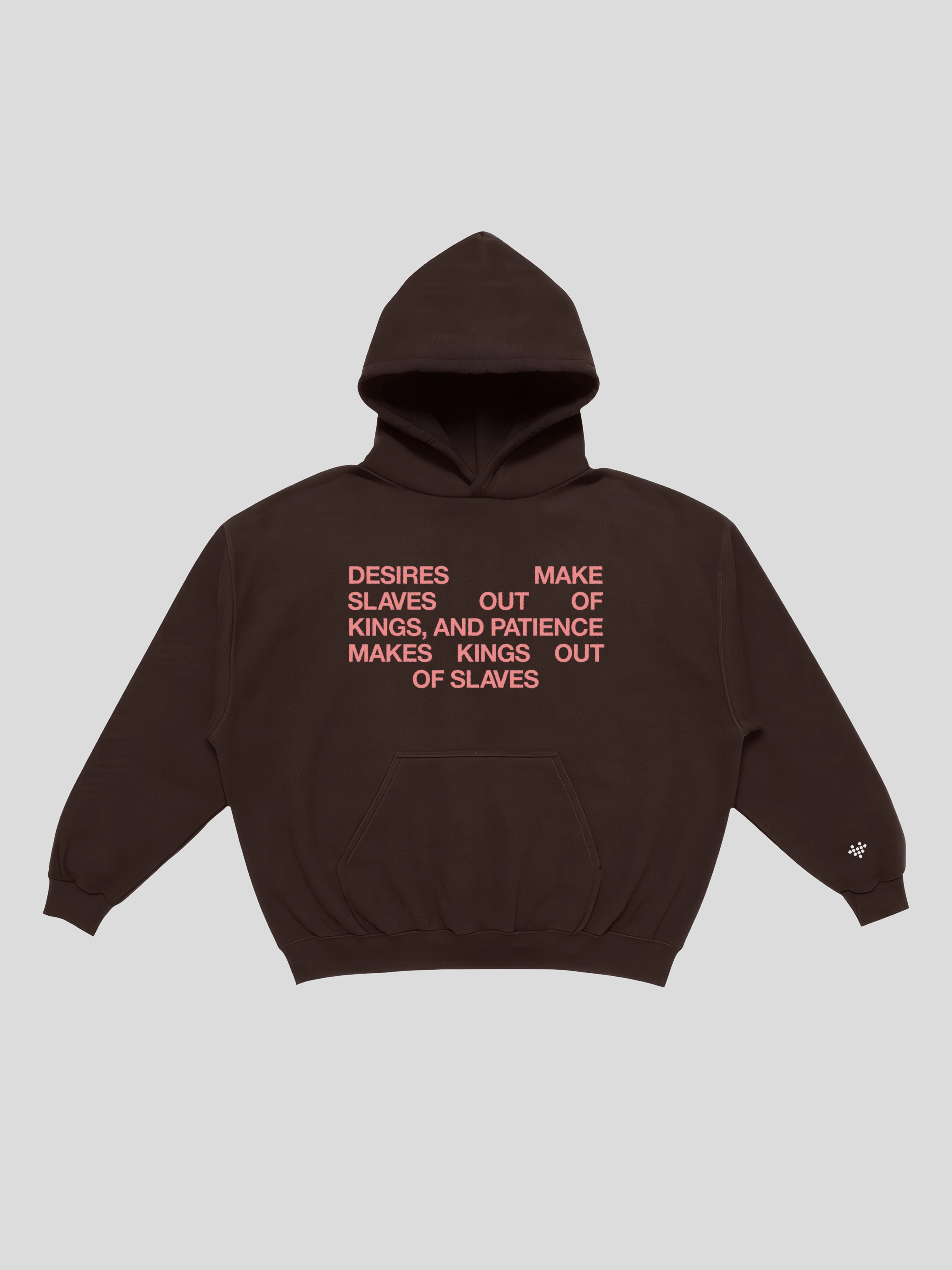 msw Ghazali Hoodie – Espresso — muslim street wear, msw (islamic, modest, unisex, y2k)