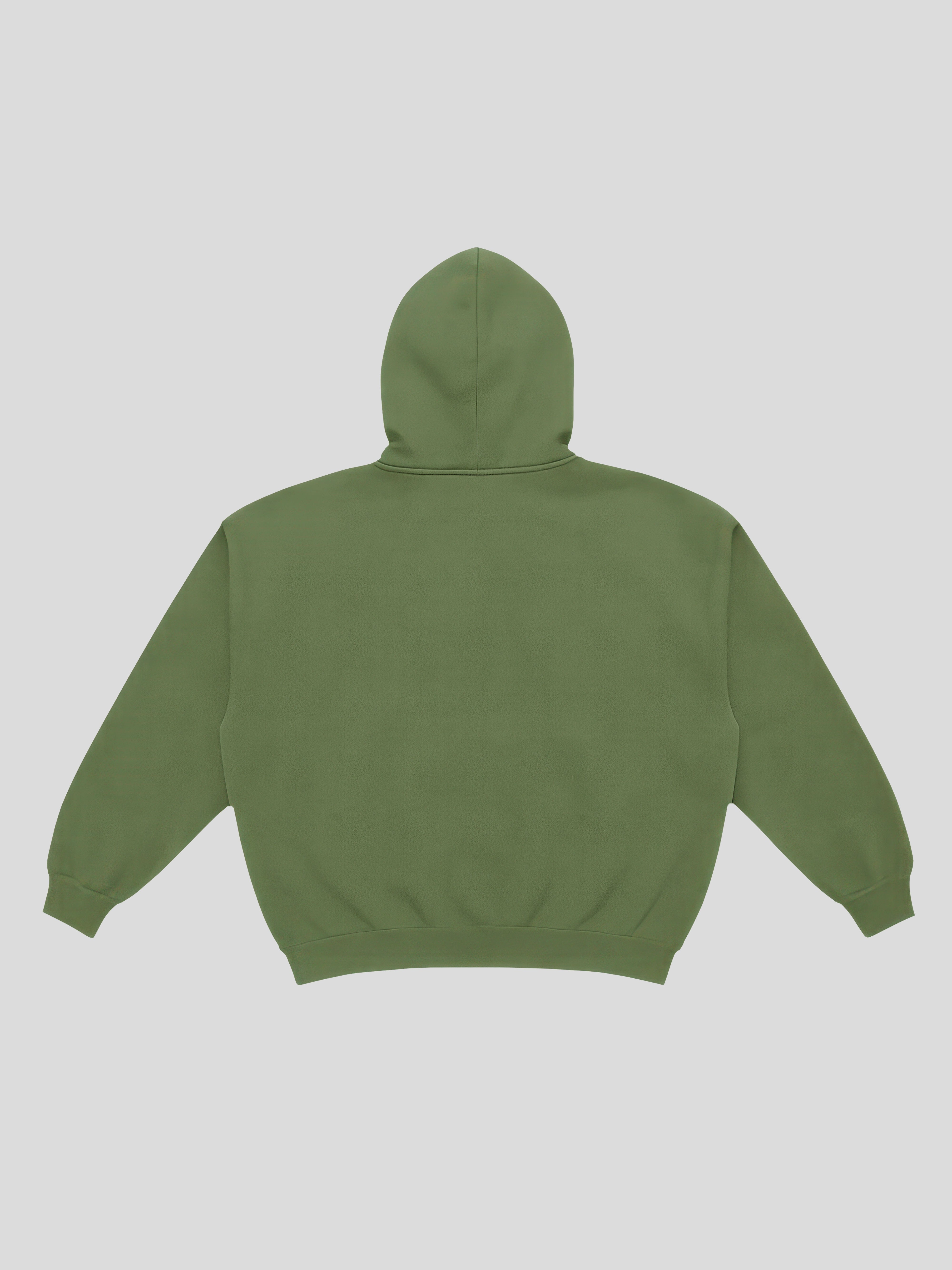 msw Dunya Boxy Hoodie – Olive — muslim street wear, msw (islamic, modest, unisex, y2k)