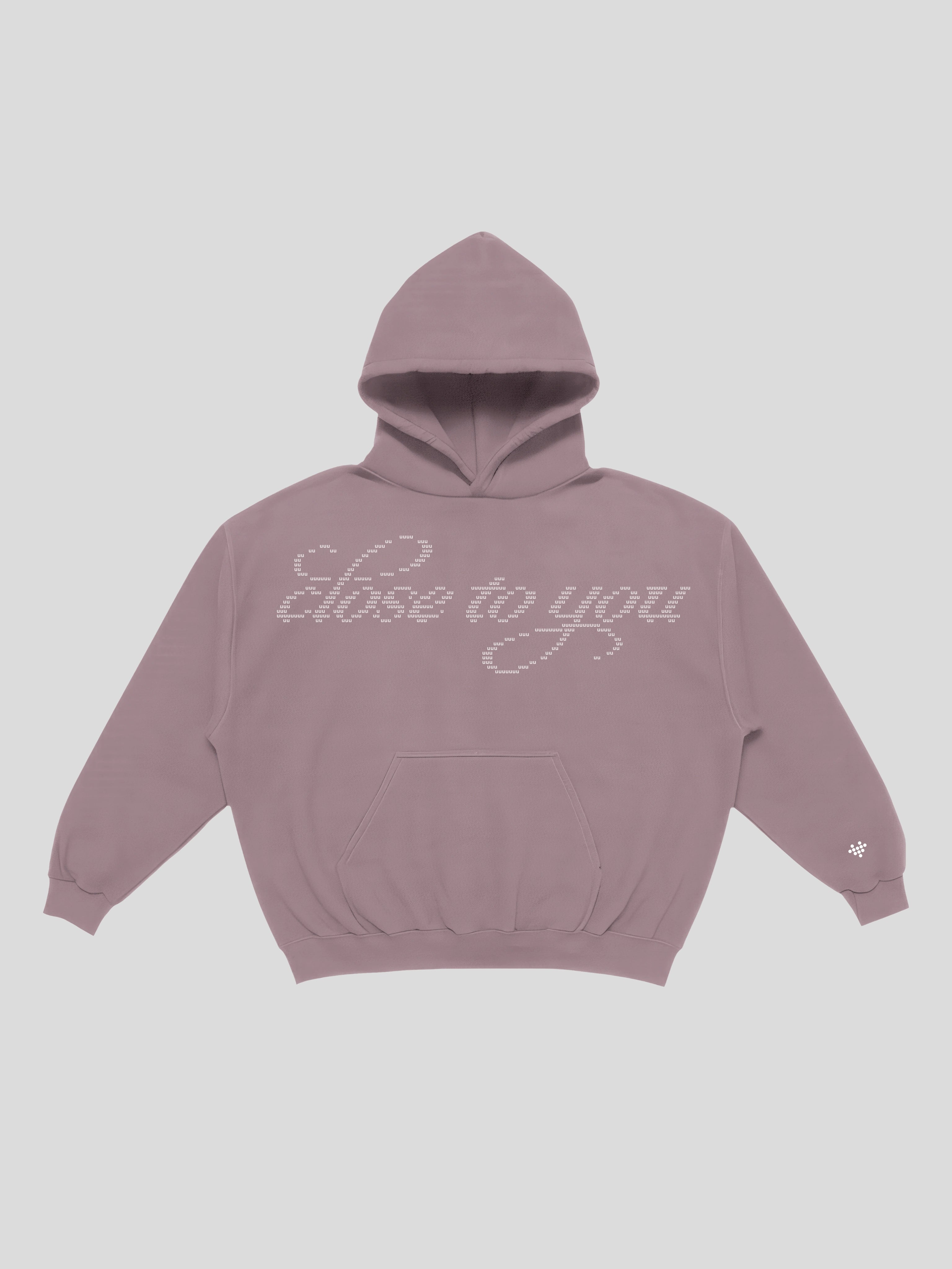 msw close to you hoodie – blush — muslim street wear, msw (islamic, modest, unisex, y2k)