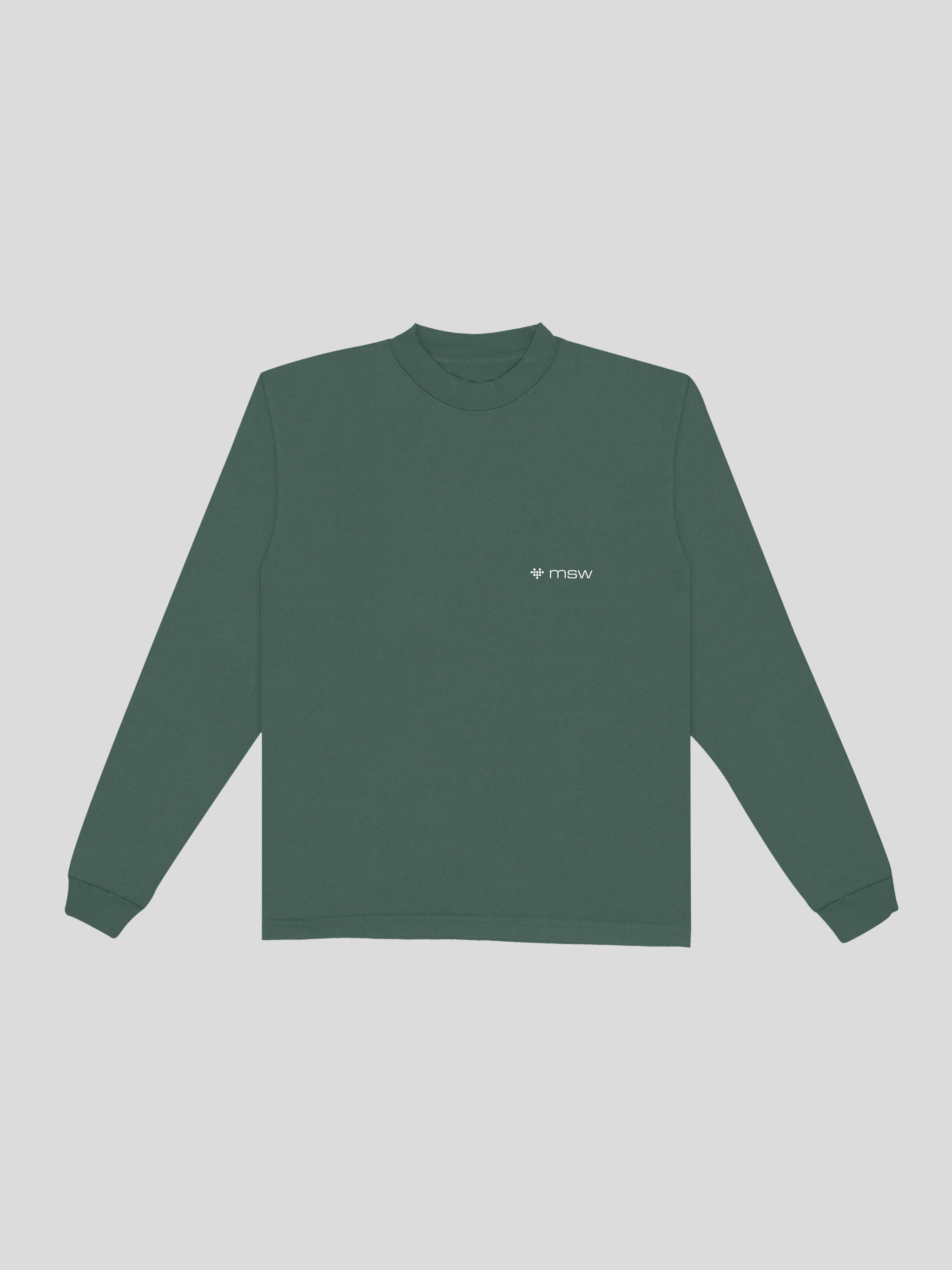 Fasting Ramadan Long Sleeve Tee – Viridian — muslim street wear, msw (islamic, modest, unisex, y2k)