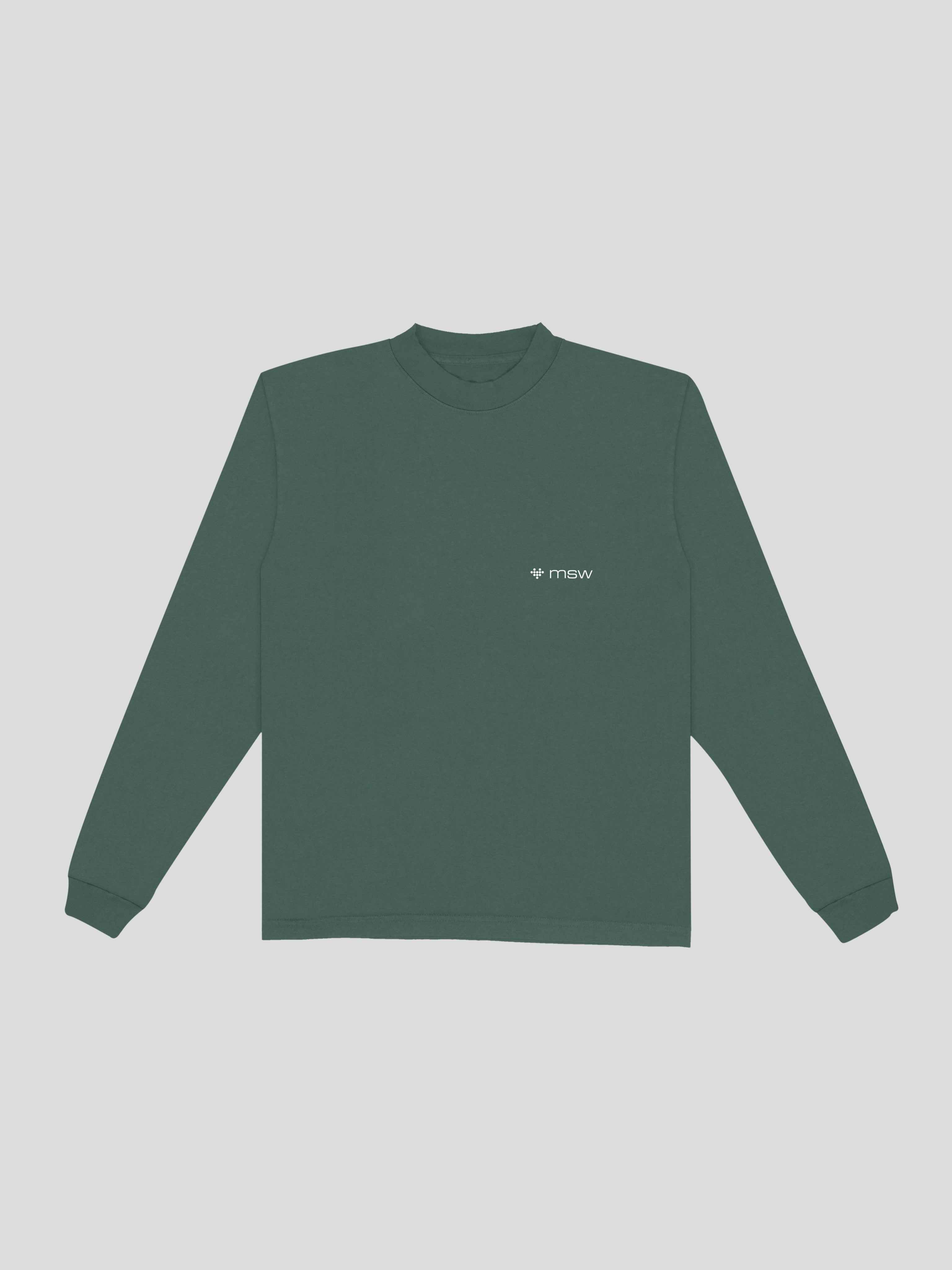 Fasting Ramadan Long Sleeve Tee – Viridian — muslim street wear, msw (islamic, modest, unisex, y2k)