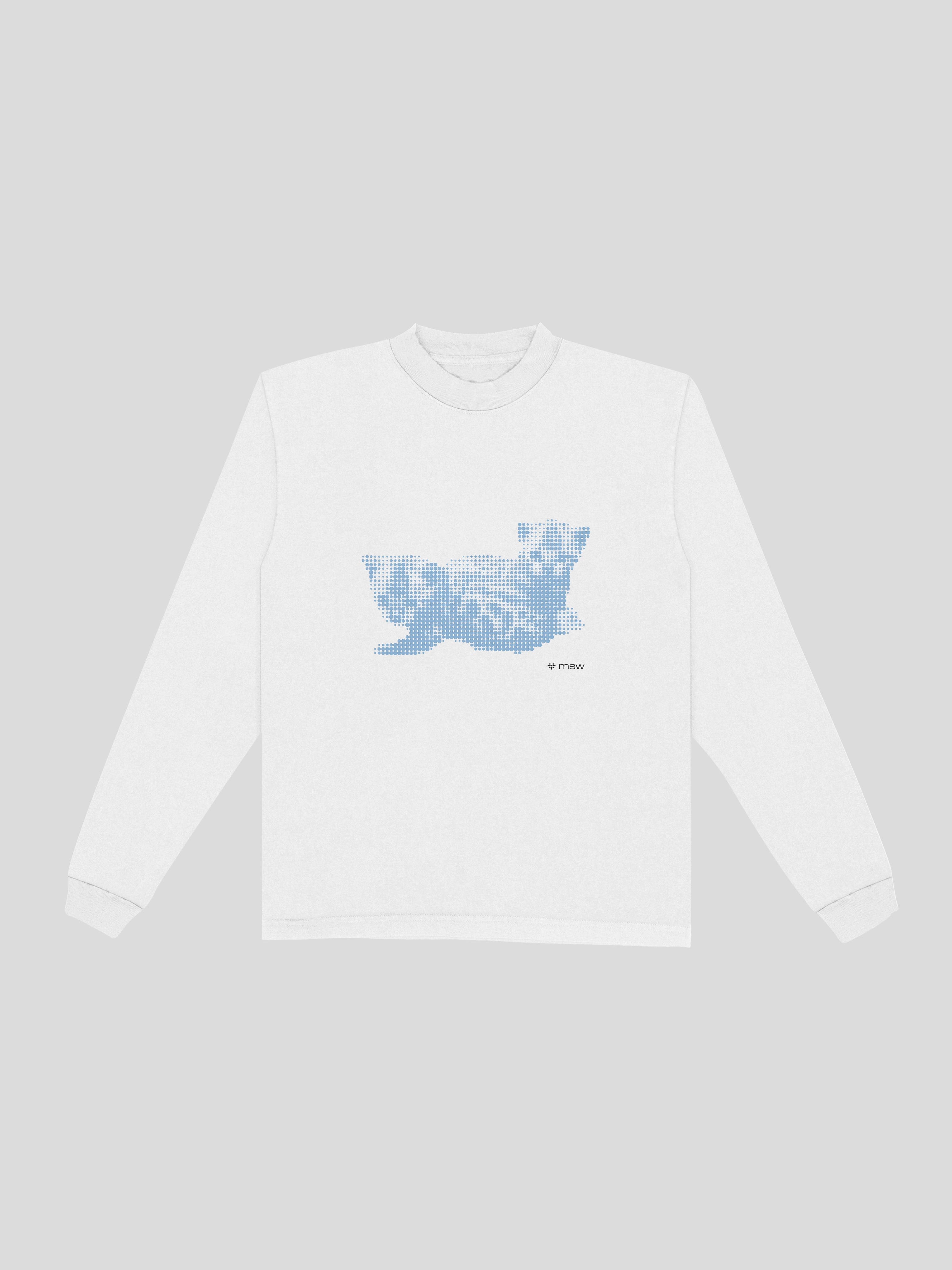 Kittens White Long Sleeve — muslim street wear, msw (islamic, modest, unisex, y2k)