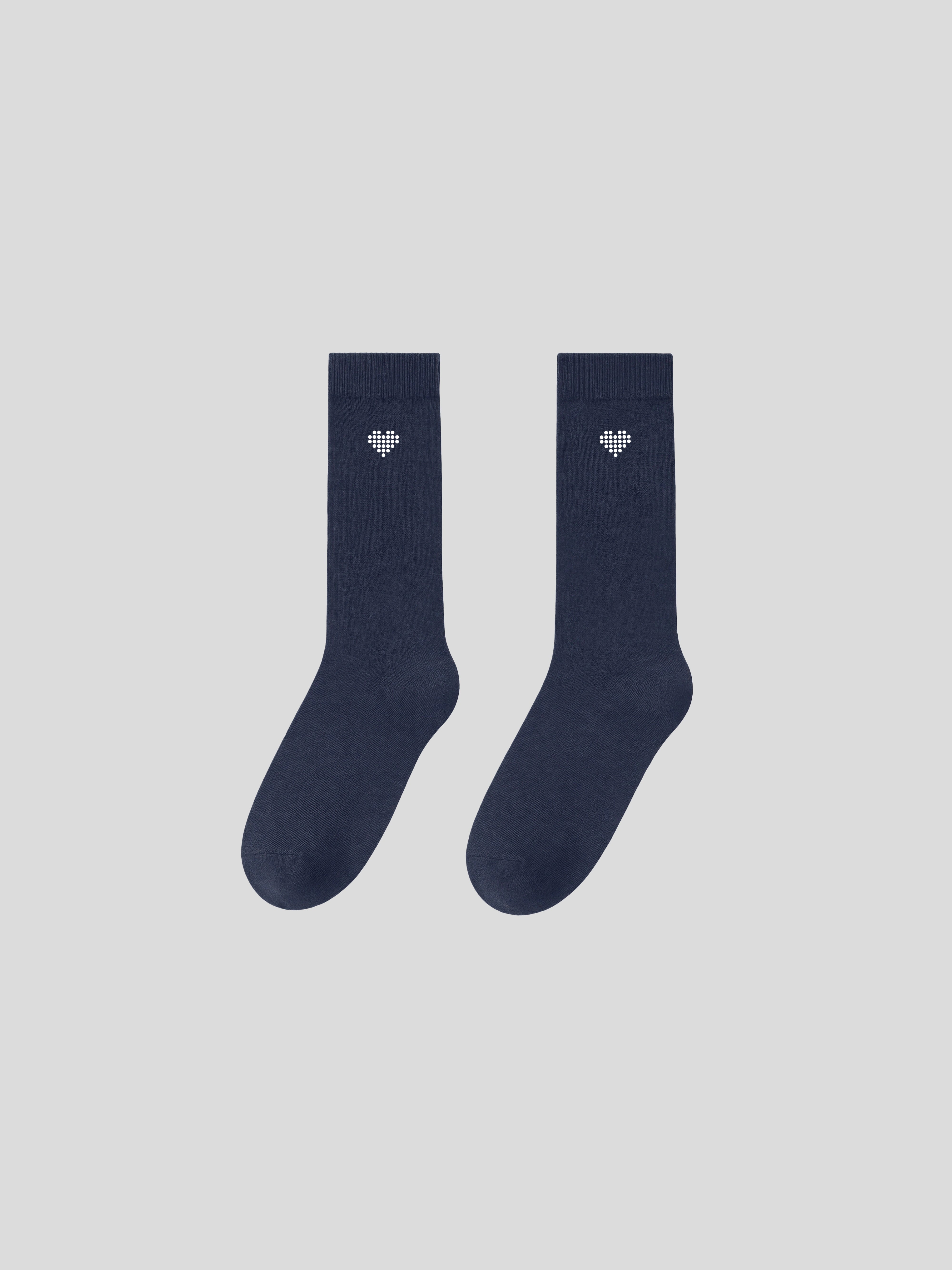 socks - navy — muslim street wear, msw (islamic, modest, unisex, y2k)
