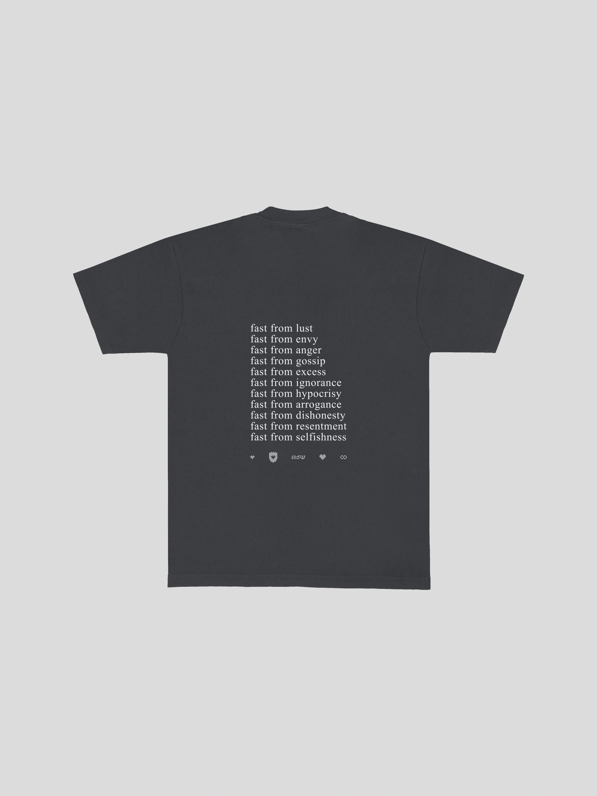 Fasting Ramadan T-Shirt  – Ink — muslim street wear, msw (islamic, modest, unisex, y2k)