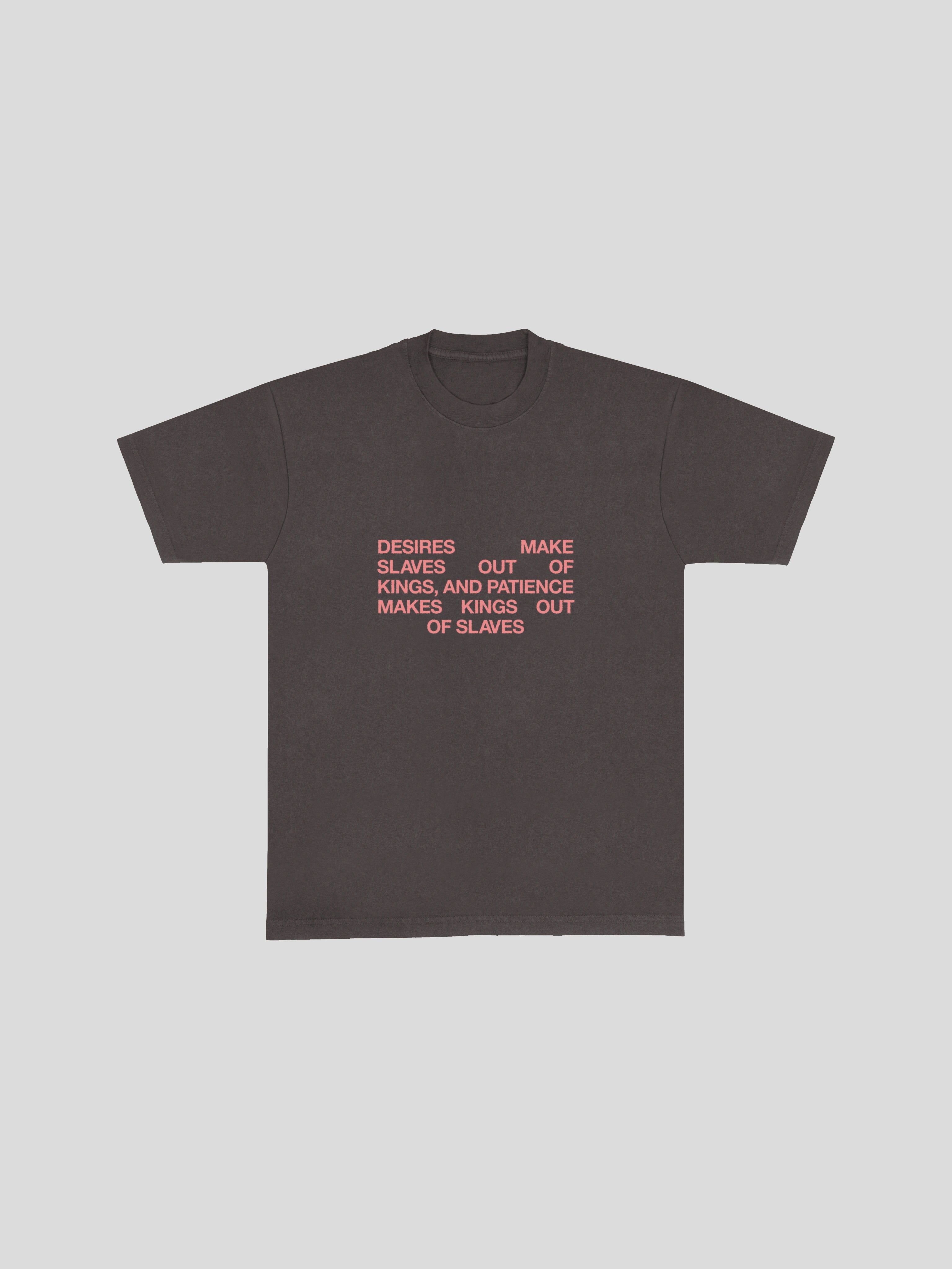 Al-Ghazali Desires Quote t-shirt – Dirt — muslim street wear, msw (islamic, modest, unisex, y2k)