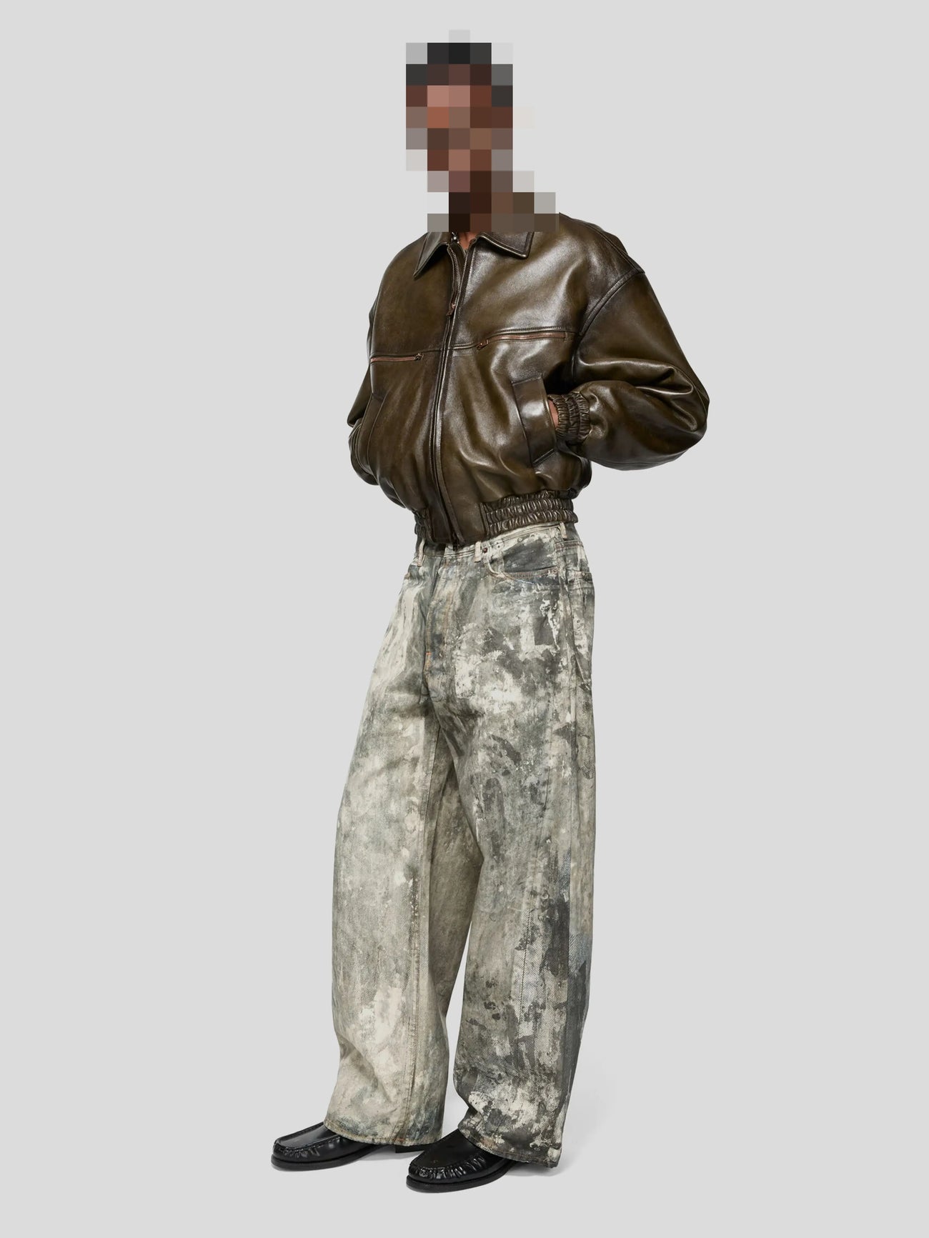 wide leg denim second image